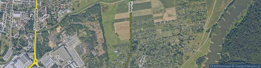 Zdjęcie satelitarne Wodna ul.